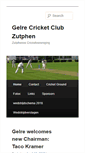 Mobile Screenshot of gelrecricket.com